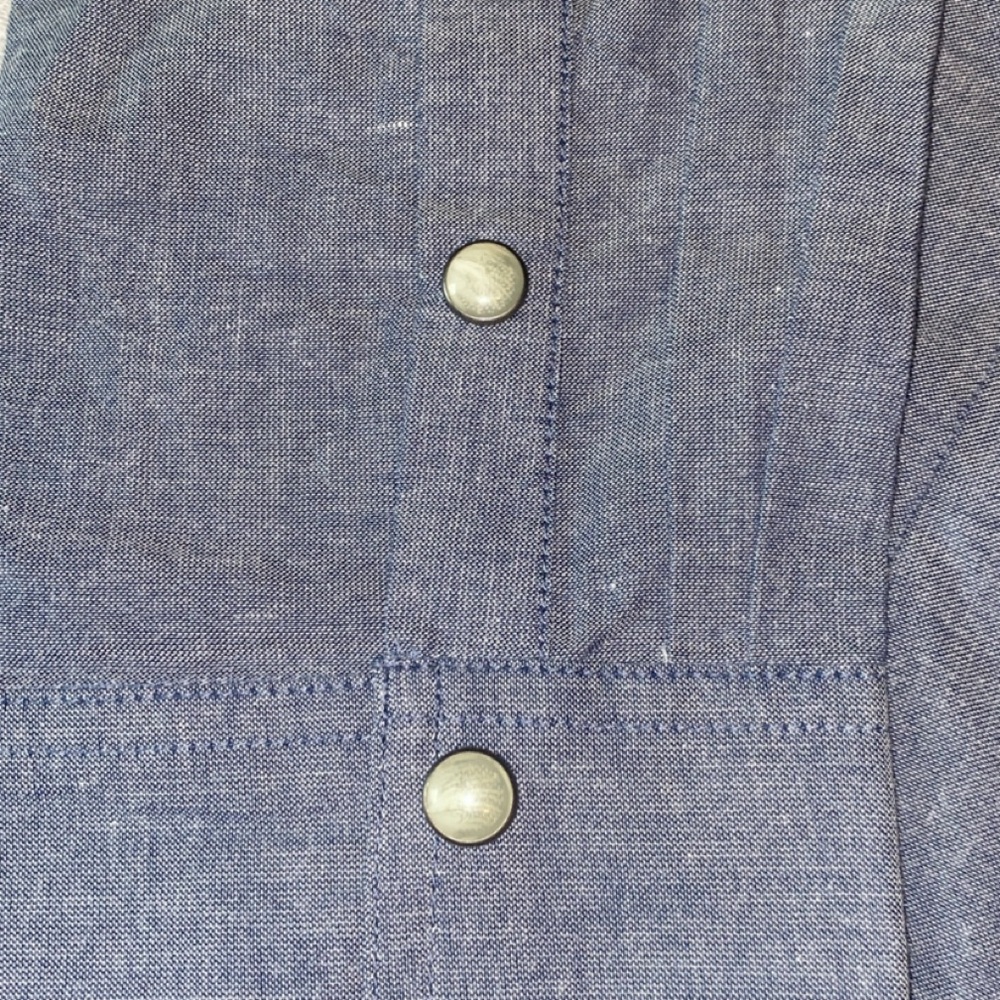 Ariat Women's Blue Embroidered Western shirt - Picture 4 of 6